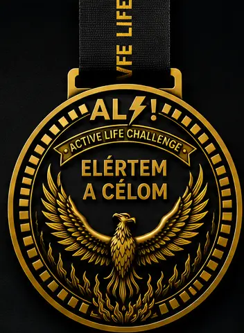 ELÉRTEM A CÉLOM érem