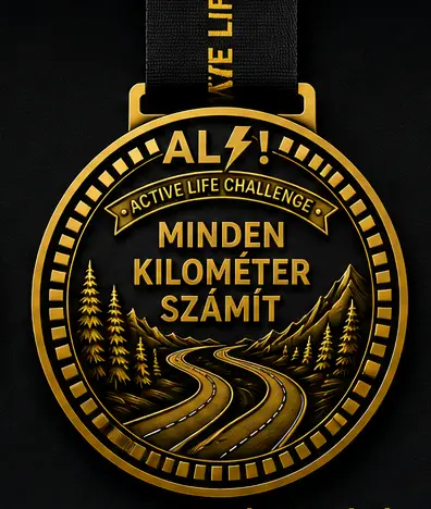MINDEN KILOMÉTER SZÁMÍT érem